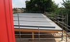 Bures CEVC Nursey & Reception Building roof