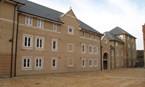 The development was built to blend in with the adjacent listed buildings of County Hall Jail