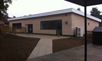 The new single storey teaching block