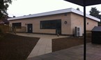 The new single storey teaching block